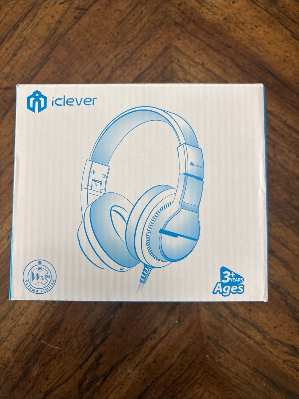 Blue Over-Ear Headphones — Comfortable Wired Kids Headset